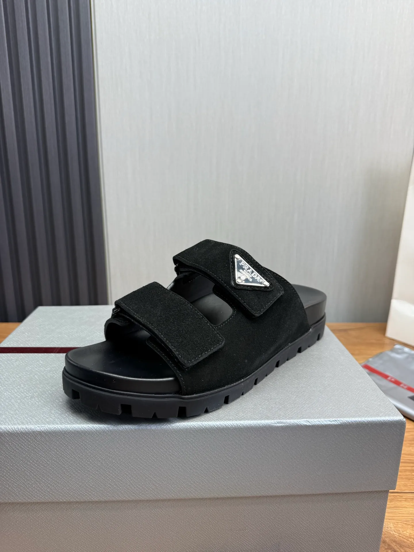 Men's shoes 💰440💰 ＰＲＡＤＡPrada - popular men's slippers hot sale 🔥 🩴Official website one to one production 38-45 sizes 45 46 🉑️Customized!